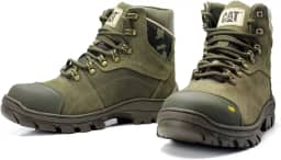 Bota Cat Masculina em Couro Adventure Biqueira Interna