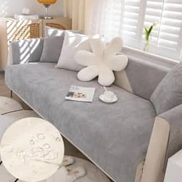 Capas de sofá impermeáveis para animais de estimação, capa de sofá dupla à prova d'água para sofá, protetor de sofá impermeável para cães e gatos, capa de sofá antiderrapante, capas de almofada