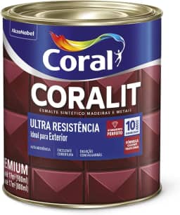 CORALIT ULTRA RESISTENCIA FOSCO PRETO 900ML - CORAL