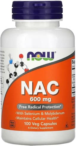 Now Foods, Nac 600 mg, 100 cápsulas