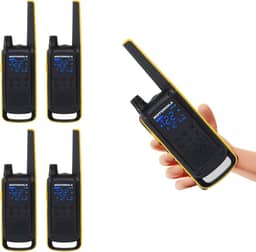 Kit 04 Radio Comunicador Profissional Walk Talk T470BR - até 35km