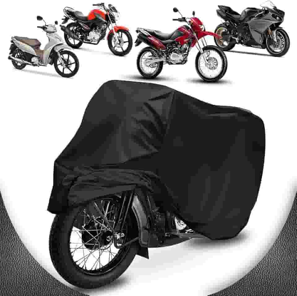 Capa de Cobrir Moto em Couro 100% Forrada Anti Risco Impermeável Térmica (CRYPTON 105)