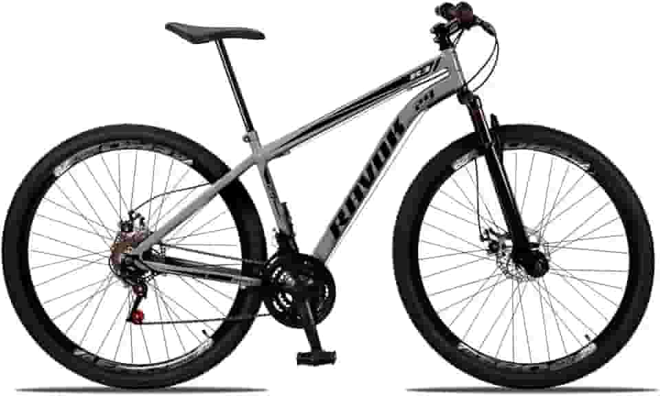 Bicicleta Aro 29 Ravok 21v Aço Carbono com Suspensão Freios a Disco