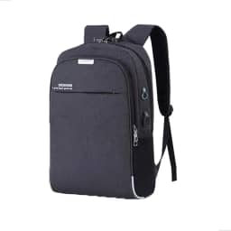 Mochila Executiva Antifurto com Porta USB e Saída para Fone – Impermeável, Cadeado com Senha, Alças Acolchoadas, Bolso Refletivo e Compartimento para Notebook de até 15,6