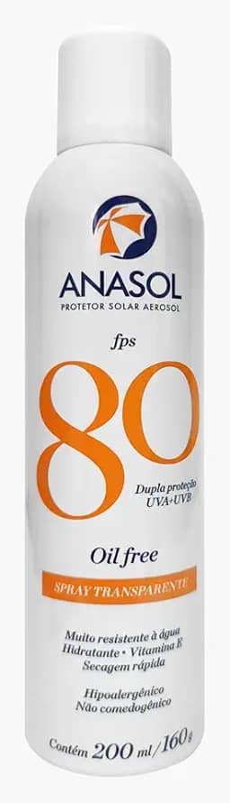 Anasol Protetor Solar Aerosol FPS 80 200ml