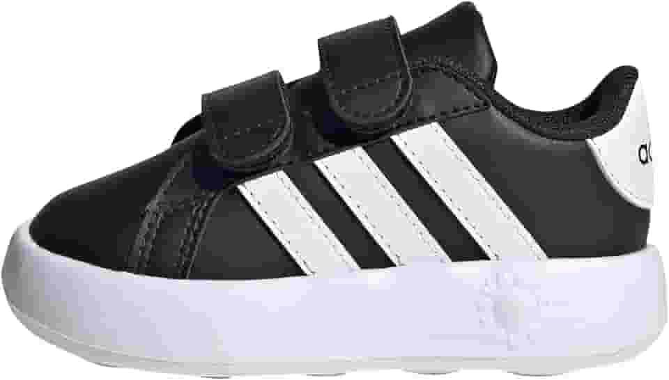 Tênis Adidas Grand Court 2.0 CF Infantil Preto e Branco