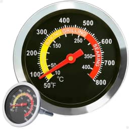 Termômetro Para Forno A Lenha, Estufa, Smoker, Churrasqueira - Aço Inoxidável, Até 400°C