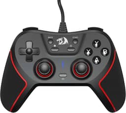 Controle Gamer Redragon Ephemera Preto e Vermelho USB G713