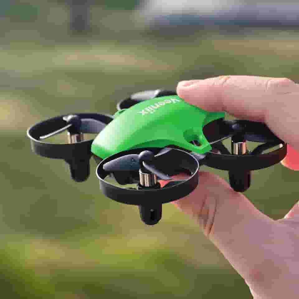 Mini drone V995 para crianças e iniciantes, avião quadricóptero interno e externo para meninos e meninas com giros 3D, rotação de 360°, mosca circular, flutuar automaticamente, modo sem cabeça e 3