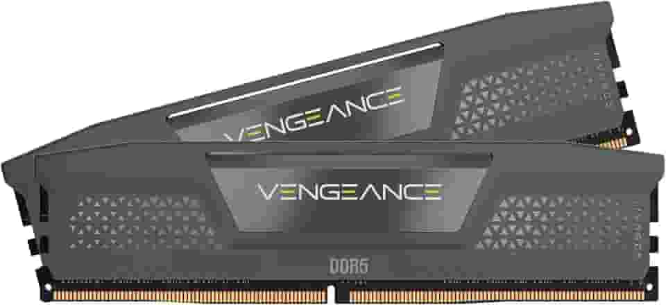 CORSAIR Memória de computador compatível Vengeance DDR5 RAM 32GB (2x16GB) 6200MHz CL32 Intel XMP iCUE - Preto (CMK32GX5M2X6200C32)