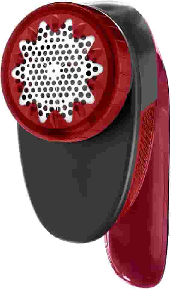 Papa Bolinhas e Fiapos Arno Vermelho e Preto PBVM, com manuseio ergonômico, ideal para todos os tecidos, 2 pilhas AA incluídas