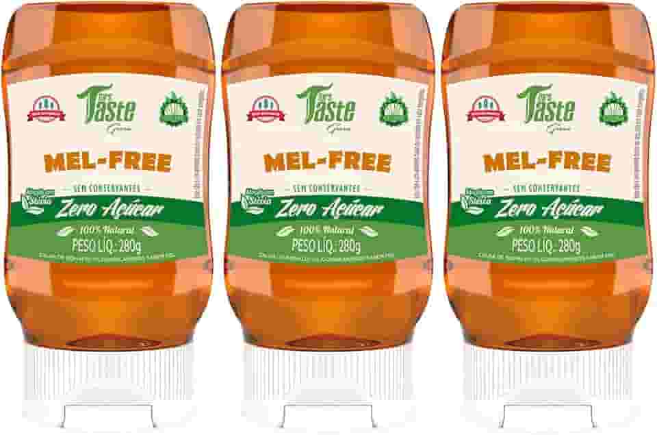 Kit 3 Mel Vegano Zero Açúcar Mel-Free Mrs Taste 280g
