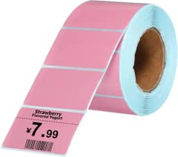 PATIKIL 800 etiquetas térmicas, etiquetas de impressora térmica de 3 x 5 cm, etiquetas autoadesivas, rolo de papel retangular, pequeno para impressora, etiqueta de envio, endereço de código de barras