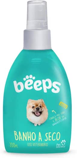 Beeps Banho a Seco 200Ml Beeps para Cães