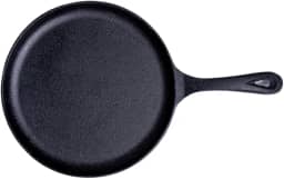 Frigideira de Ferro para Tapioca 20 cm Compatível com Todos os Fogões Cabo Ergonômico