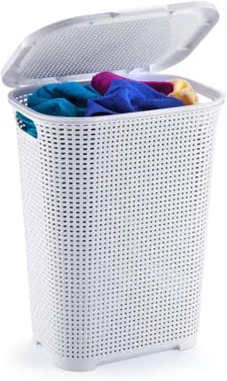 Cesto Rattan, Monte Líbano, Branco, 30L