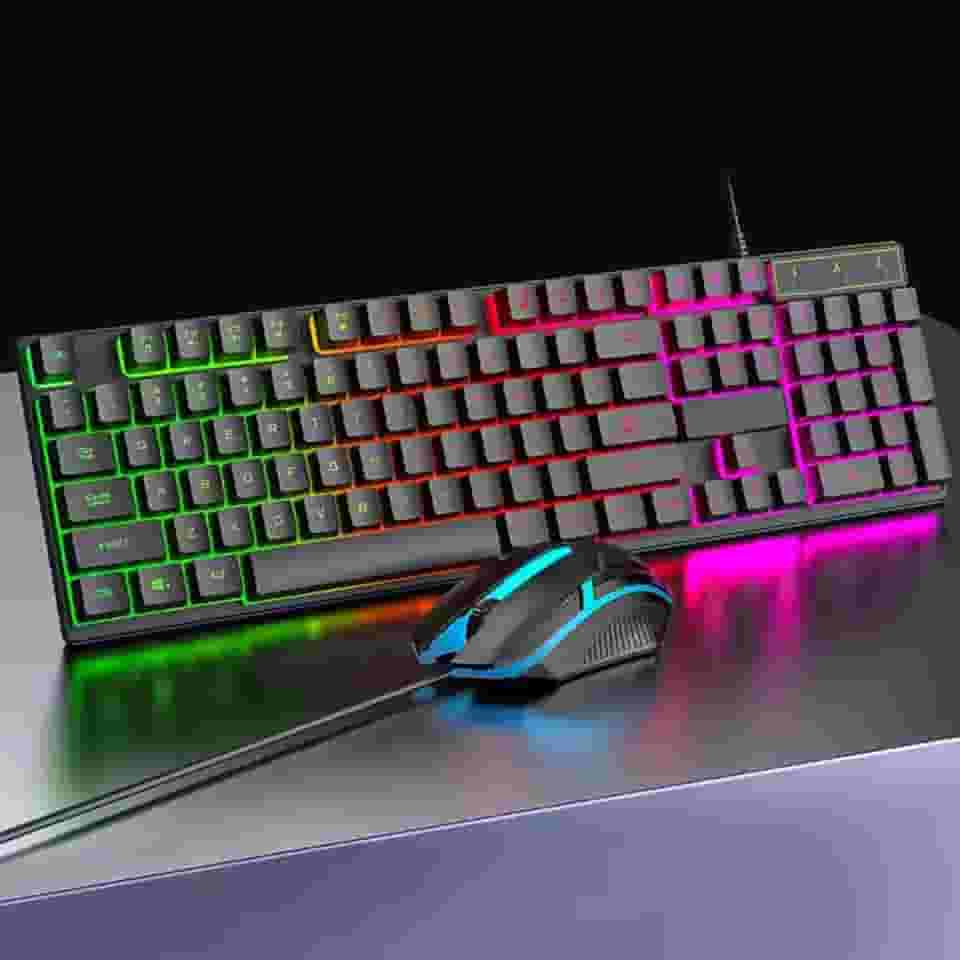 Teclado Mecânico Gamer com Iluminação RGB Personalizável, Switches Premium
