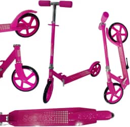 Patinete Adulto Juvenil Scooter 2 Rodas Até 100 Kg Criança Adolescente Portátil Dobravél Resistente