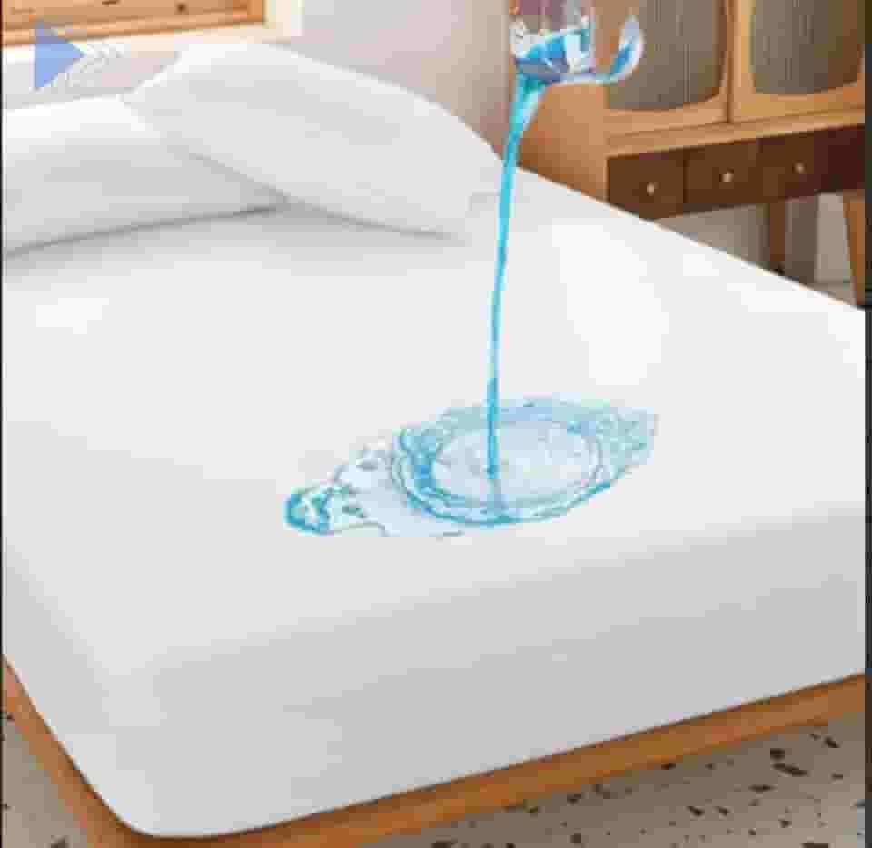 Protetor de Colchão, Impermeável, Respirável, Com Elástico, Macio, Malha Gel (Casal)