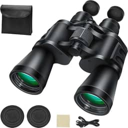 Binóculo Profissional Super Alcance com Lente Objetiva 20x50 Visão Alargada