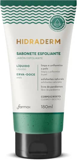 Farmax Sabonete Liquido Esf Erva Doce Hidraderm 180Ml