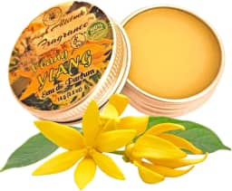 YLANG-YLANG Perfume - Eau de Parfum - Bálsamo Sólido - Óleos Essenciais de Aromaterapia (Cananga odorata, Tangerina, Jasmim, Jacinto, Neroli, Linden, Limão) Fragrância Natural, Viagem, Favores,