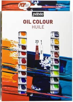 Pebeo - Kit Tinta Óleo Pebeo Pop Art - 24 Cores