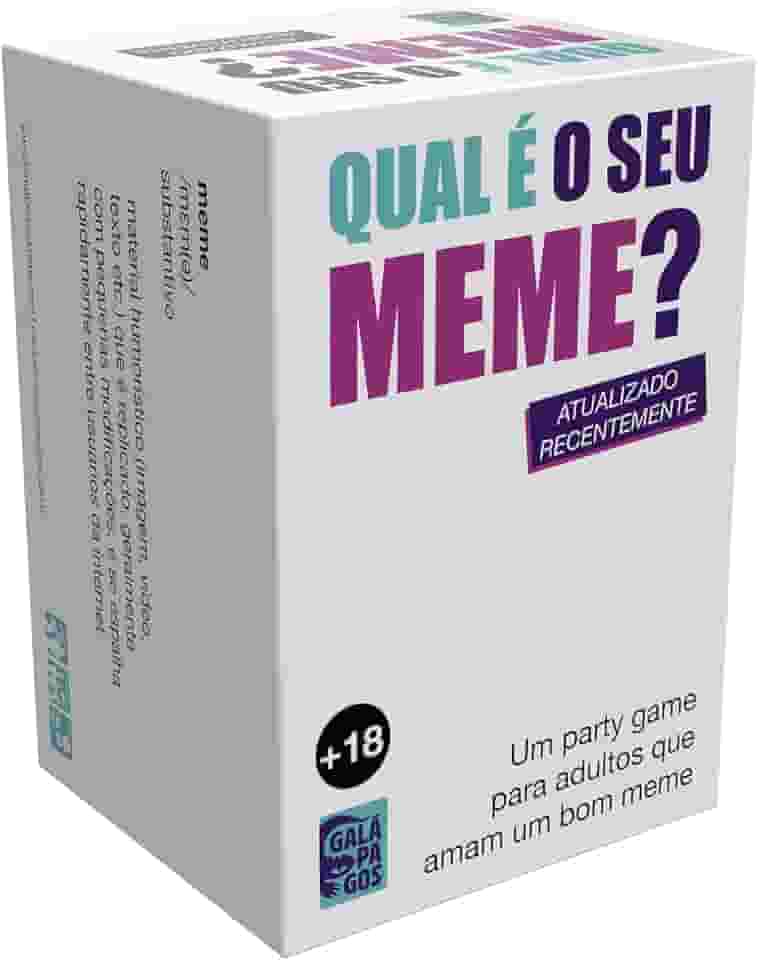 Galápagos, What Do You Meme? (Qual É o Seu Meme?), Jogo de Tabuleiro para Amigos, 3 a 20 jogadores, 30-90 minutos por partida
