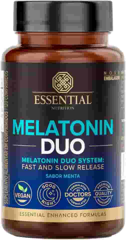 Melatonina Duo 120Caps sabor Menta - Essential Nutrition