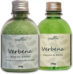 Sais E Espuma De Banho Banheira Hidromassagem Verbena 250ml