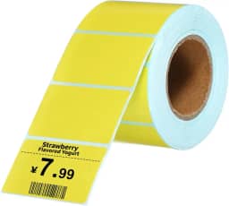 PATIKIL 800 etiquetas térmicas, etiquetas de impressora térmica de 3 x 5 cm, etiquetas autoadesivas, rolo de papel retangular, pequeno para impressora, etiqueta de envio, endereço de código de barras