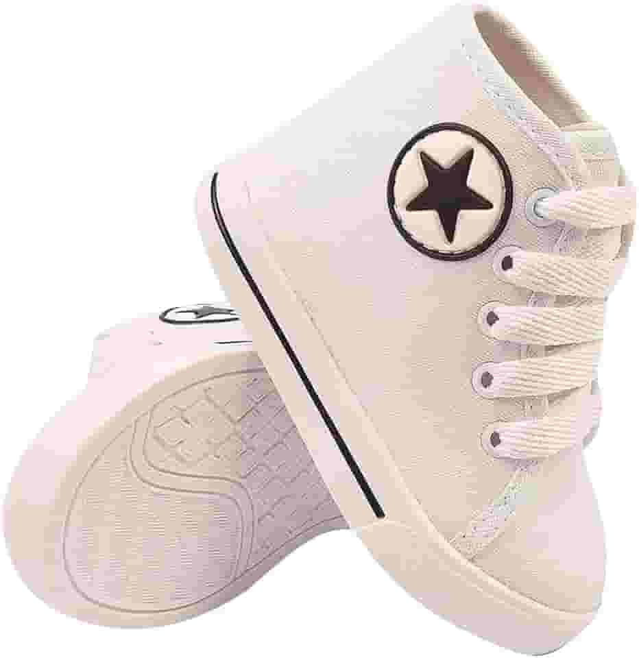 Tênis de Bebê de Cano Alto Estrela com Sola de Borracha, 15ao23