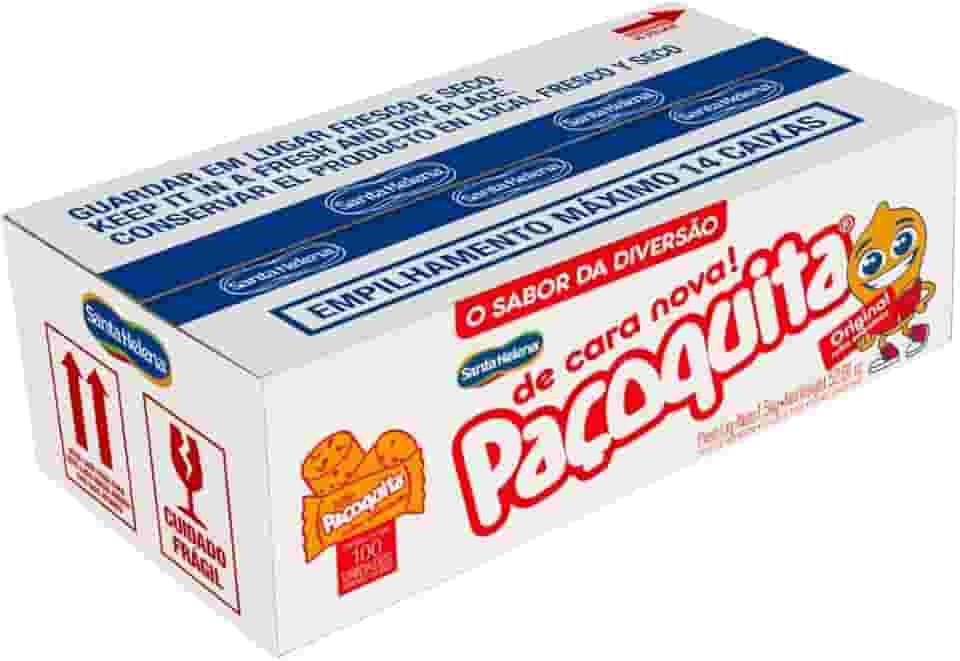 Paçoca Rolha Paçoquita Embalada Santa Helena 100 unidades