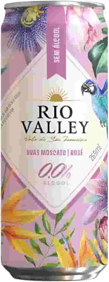 Vinho Espumante Rosé Rio Valley Lata Zero Álcool