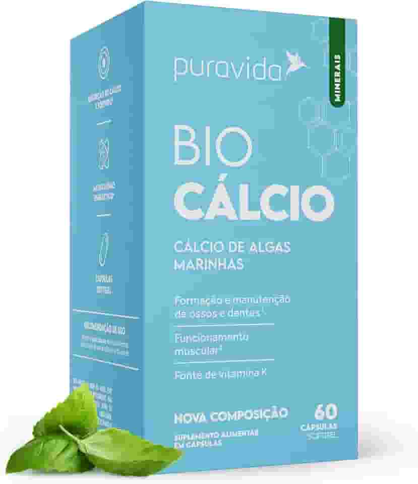 Puravida Suplemento alimentar Bio Cálcio 60 cápsulas