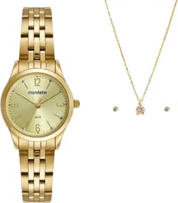 Kit Relógio Mondaine Analógico 32720lpmkde1k1 Dourado