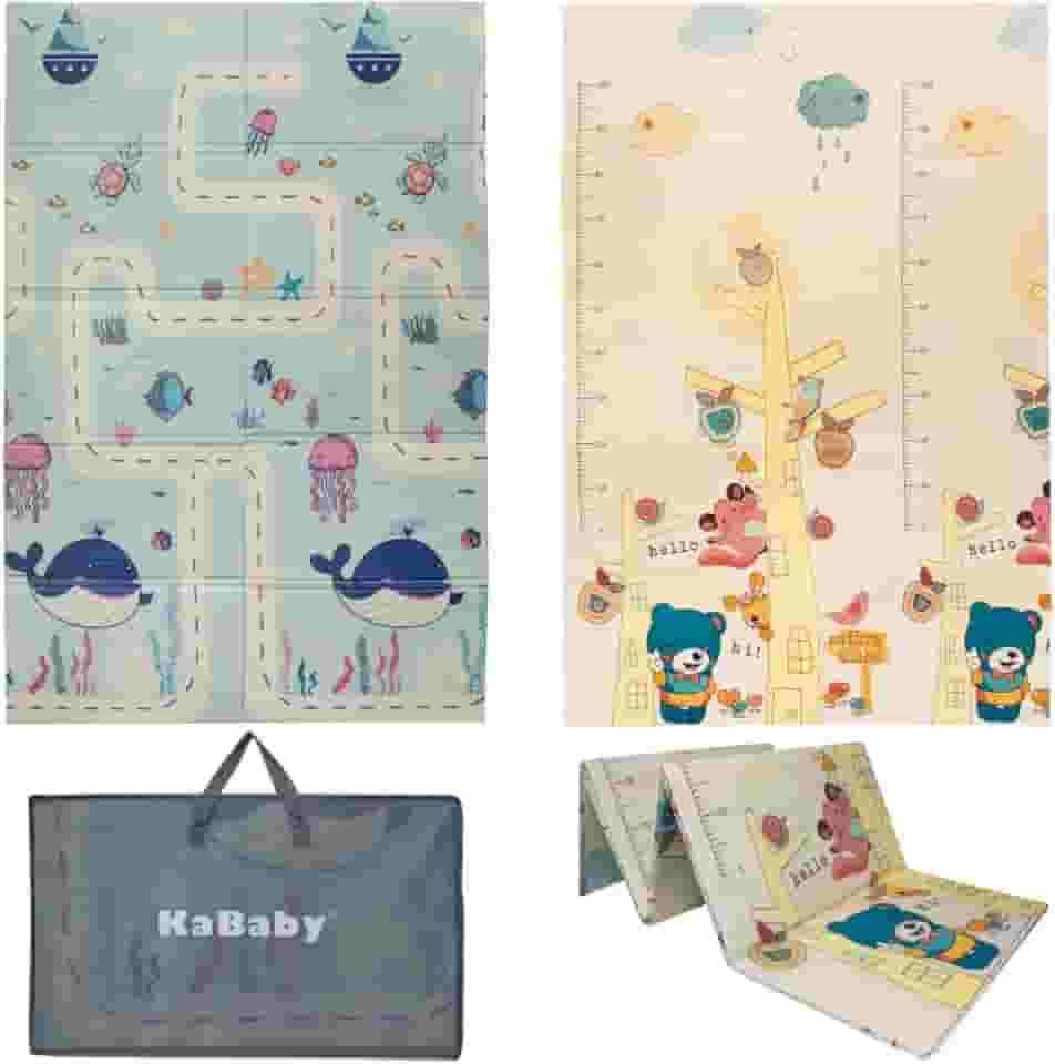 Tapete Infantil De Atividades Tatame Emborrachado Dobrável Dupla Face - Kababy