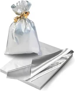 Embalagem Saco Para Presente Metalizado 30x45 C/ 50 Unidades