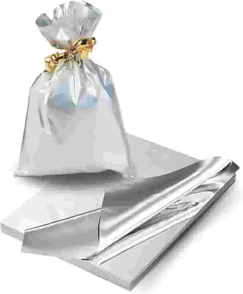 Embalagem Saco Para Presente Metalizado 30x45 C/ 50 Unidades