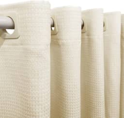Cortina Tecido Piquet Palha 2,40x1,50 Sala Quarto Cozinha