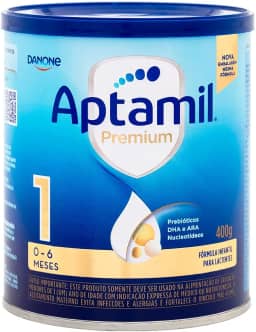 Fórmula Infantil: Aptamil Premium 1 400g - 0-6 meses