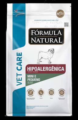 Fórmula Natural Ração Vet Care Hipoalergênico Para Cães Porte Mini E Pequeno 2Kg