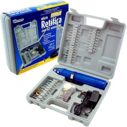 Mini Micro Retifica Eletrica Bivolt 62 Acessorios Western S/Fio + Maleta Western R-60