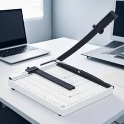 Guilhotina A4 Profissional Em Metal Cortador Manual De Papel Protetor de Segurança e Bloqueio de Lâmina Aparador de Papel Guilhotina para Serviços Gráficos Capacidade para 12 Folhas