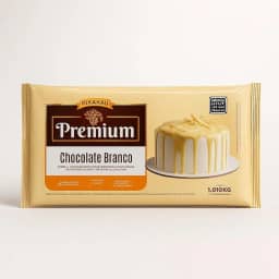 Barra de Cobertura Premium Branco 1,01kg – Chocolate Branco Profissional para Confeitaria, Recheios e Coberturas