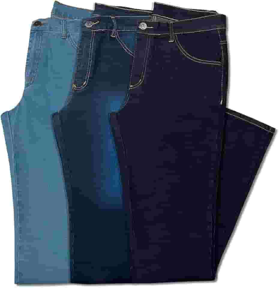 Kit 3 Calças Jeans Masculina Almix