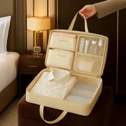 Organizador De Viagem Premium 6 Em 1 Dobrável, Impermeável, Grande Capacidade, Com Bolsos Separados, Pendurável, Para Mala, Roupas E Acessórios, Marca VARENZIA