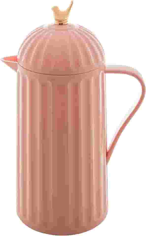 WOLFF Garrafa Térmica de Plástico Bird Nude 1L - Enxoval - Organização - Decoração - Cozinha - Mesa Posta - Utilidades Domésticas - Perfeita Para Café e Chá