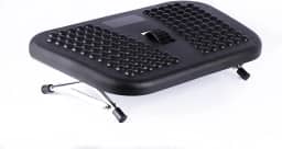 Apoio Pés Ergonômico Roldana Central 1.5.2.1 Preto Resolve