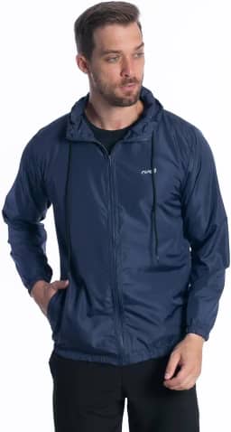 Jaqueta Corta Vento Impermeável Masculina Com Capuz